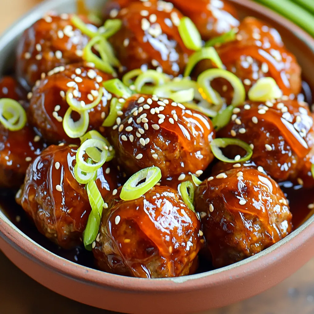 Slow Cooker Honey Garlic Meatballs Easy Dinner Recipe