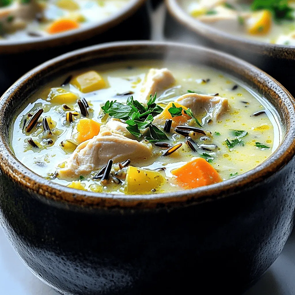 Creamy Chicken Wild Rice Soup One Pot Delight