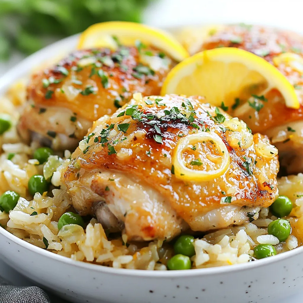 Slow Cooker Lemon Herb Chicken &#038; Rice Delight