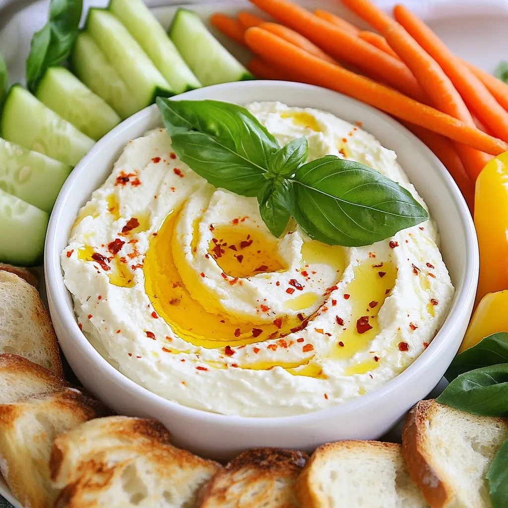 Ricotta Dip with Hot Honey Flavorful and Simple Delight