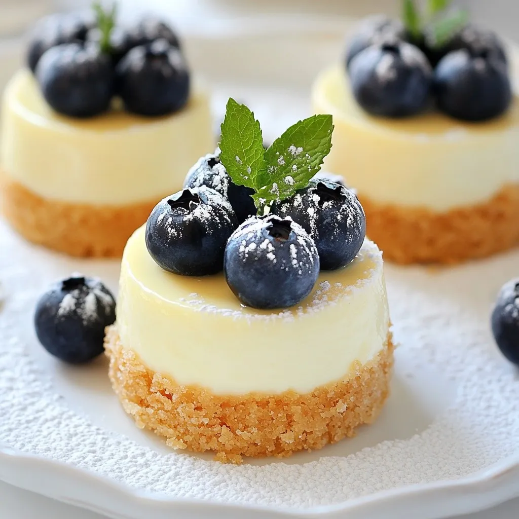 Classic Mini New York Cheesecakes Delightful Recipe