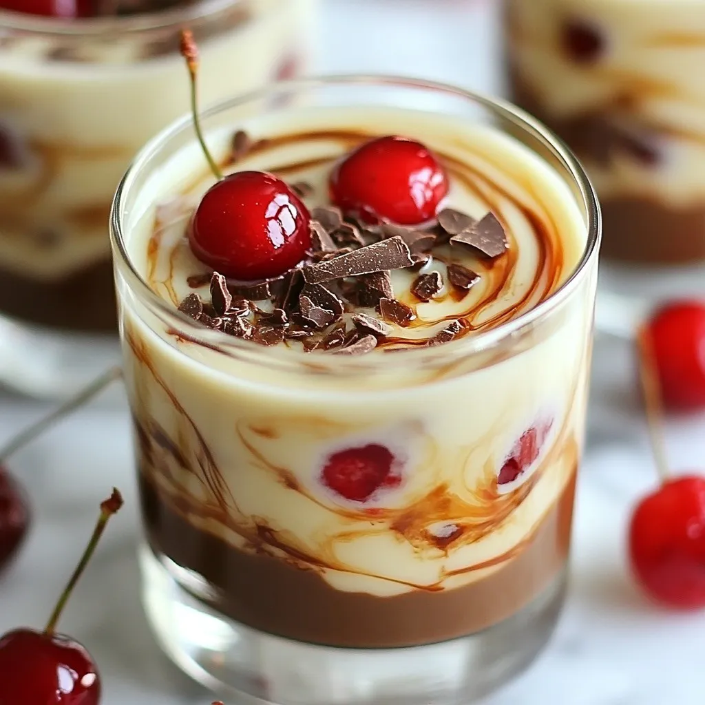 Cherry Swirl White Russian Creamy Cocktail Delight
