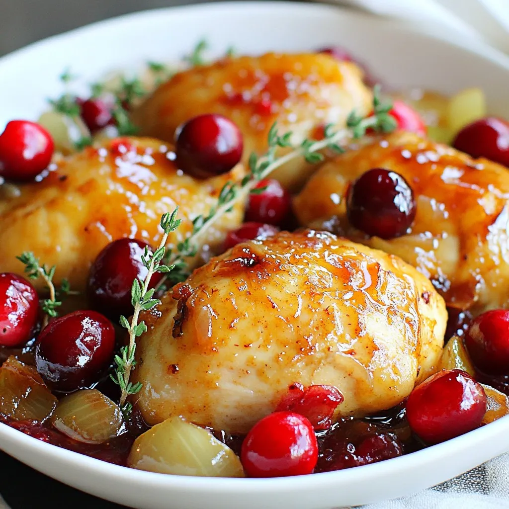 Cranberry Sauce Chicken Skillet Flavorful Dinner Idea