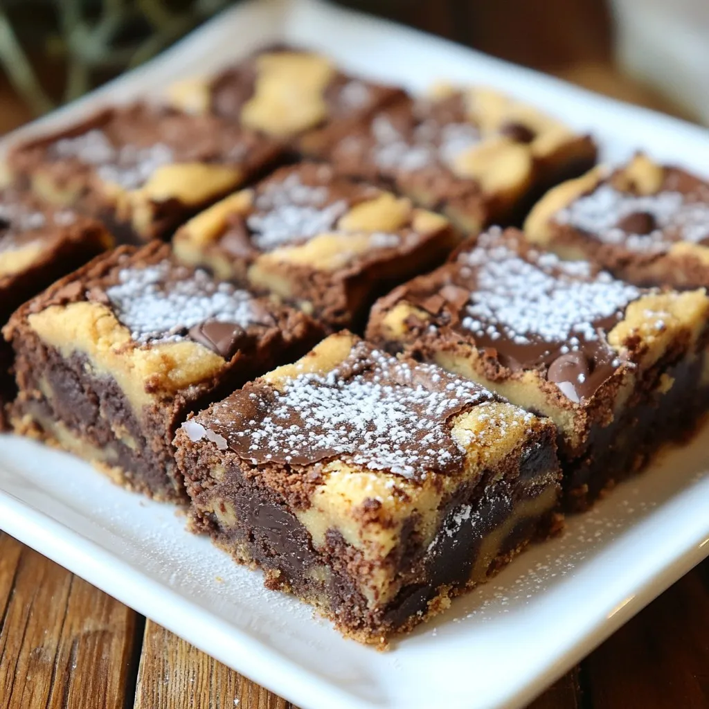 Fudgy Chewy Brookies Irresistible Layered Delight