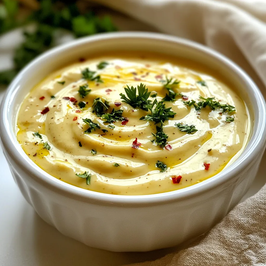 Creamy Garlic Sauce Rich Flavor for Your Dishes