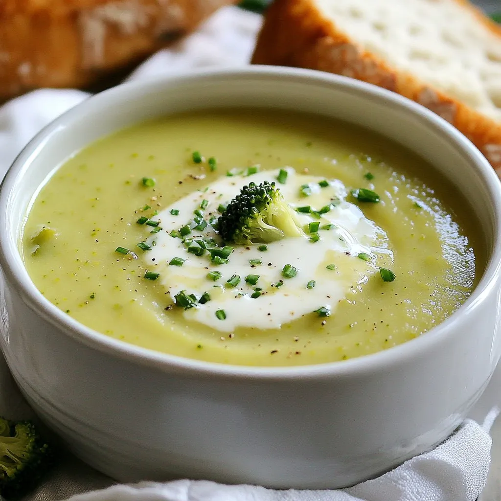 Broccoli Leek Potato Soup Flavorful and Creamy Delight