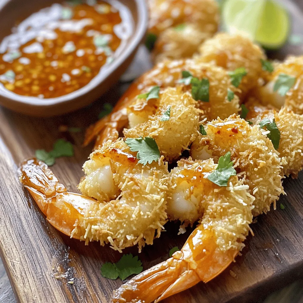 Crispy Coconut Shrimp with Chili Sauce Delight