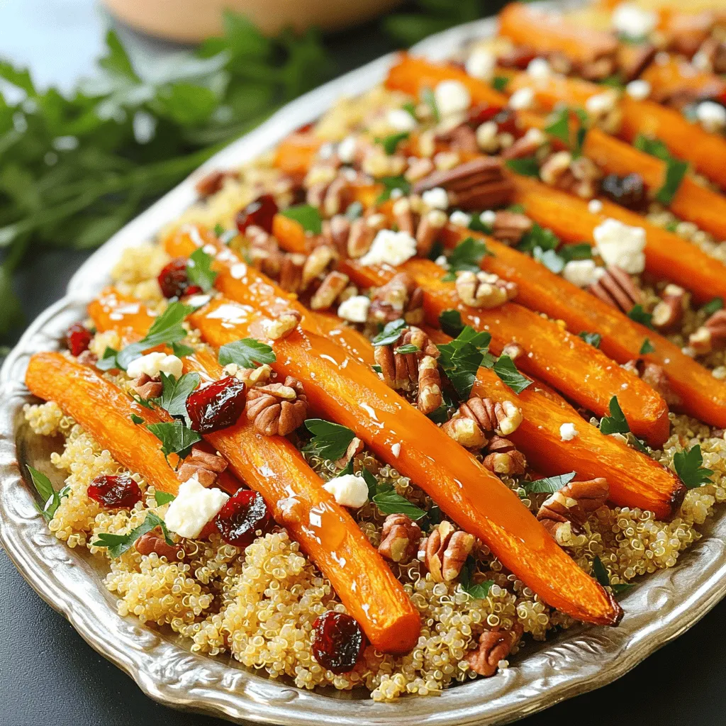Maple Roasted Carrot and Quinoa Salad Fresh Delight