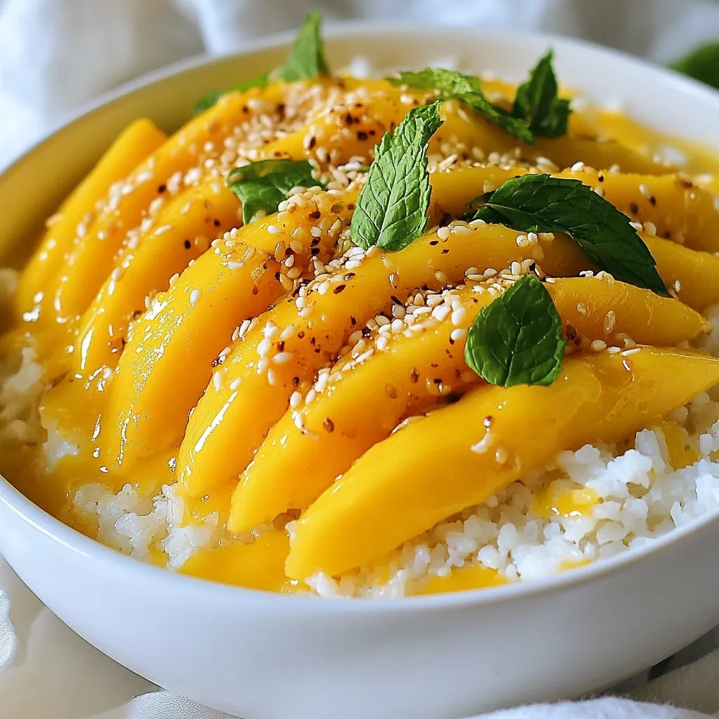 Mango Sticky Rice Delightful Recipe to Try Today