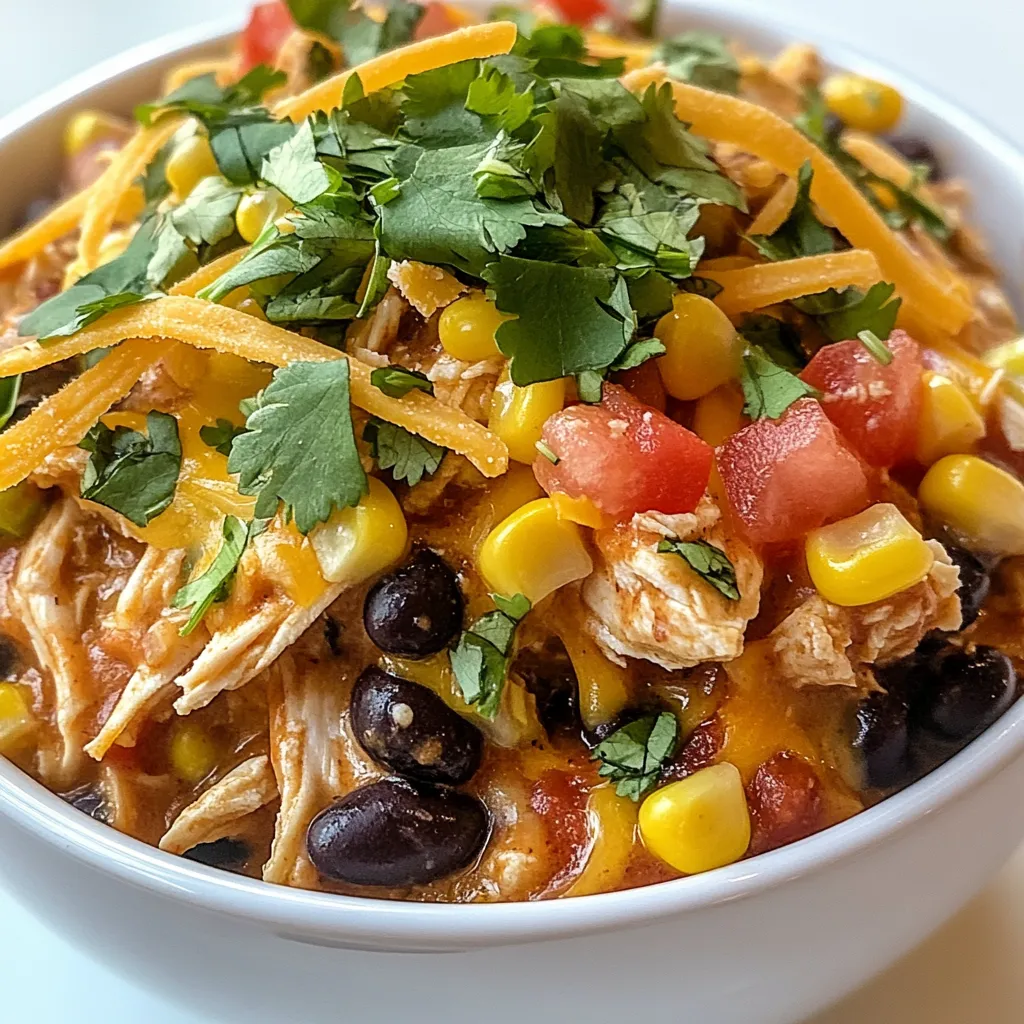 Crockpot Chicken Enchilada Casserole Flavor Feast