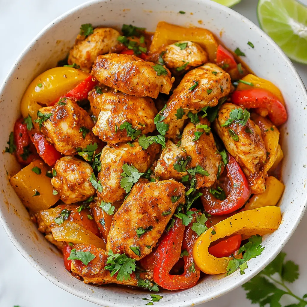 Baja Chicken &#038; Pepper Skillet Flavorful and Easy Meal