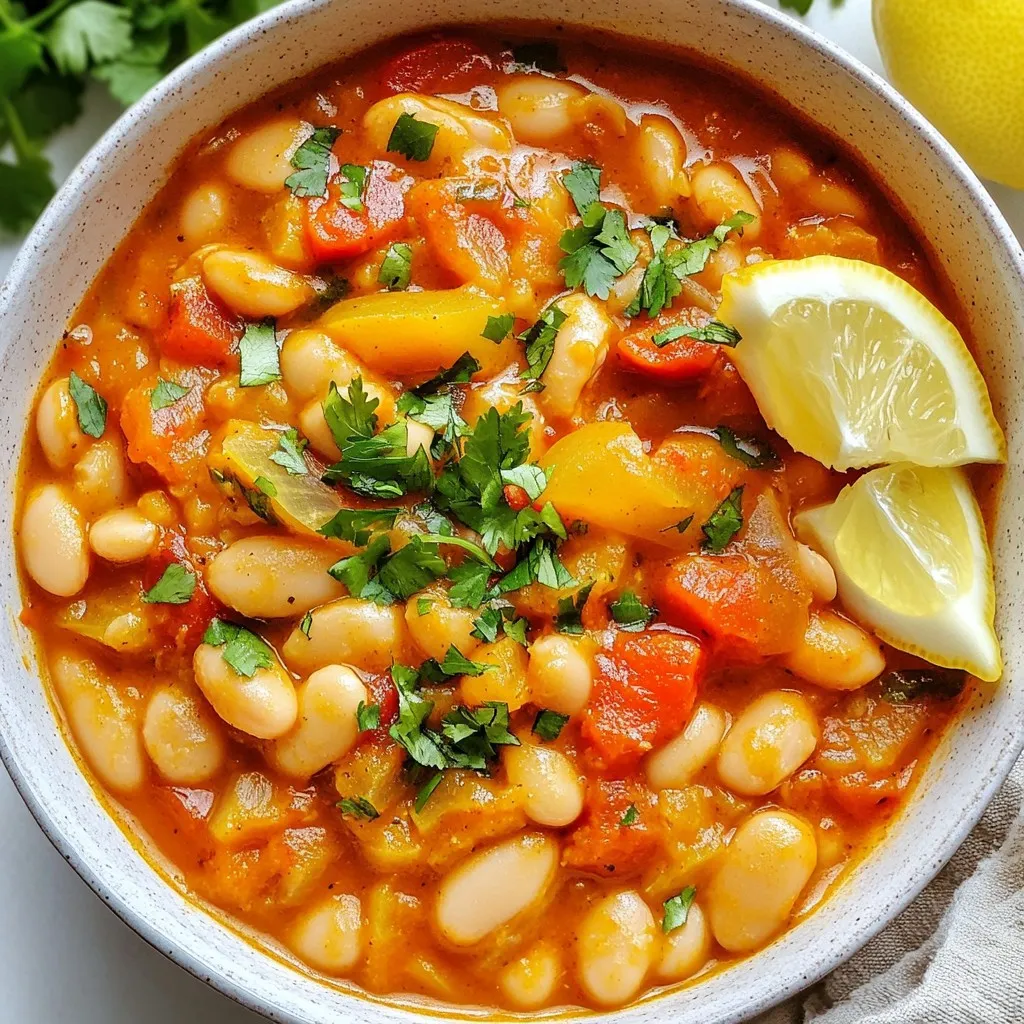 Moroccan Stewed White Beans Flavorful and Simple Meal