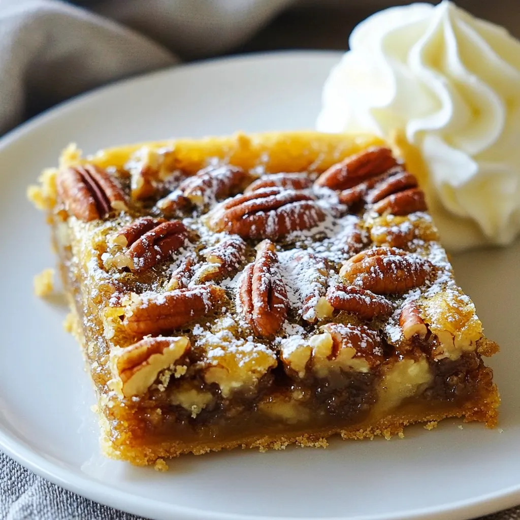Maple Pecan Pie Bars Irresistible Sweet Delight