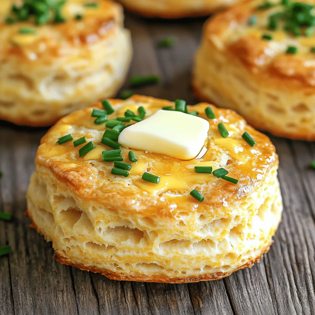 Cheddar Chive Biscuits Soft and Savory Delight