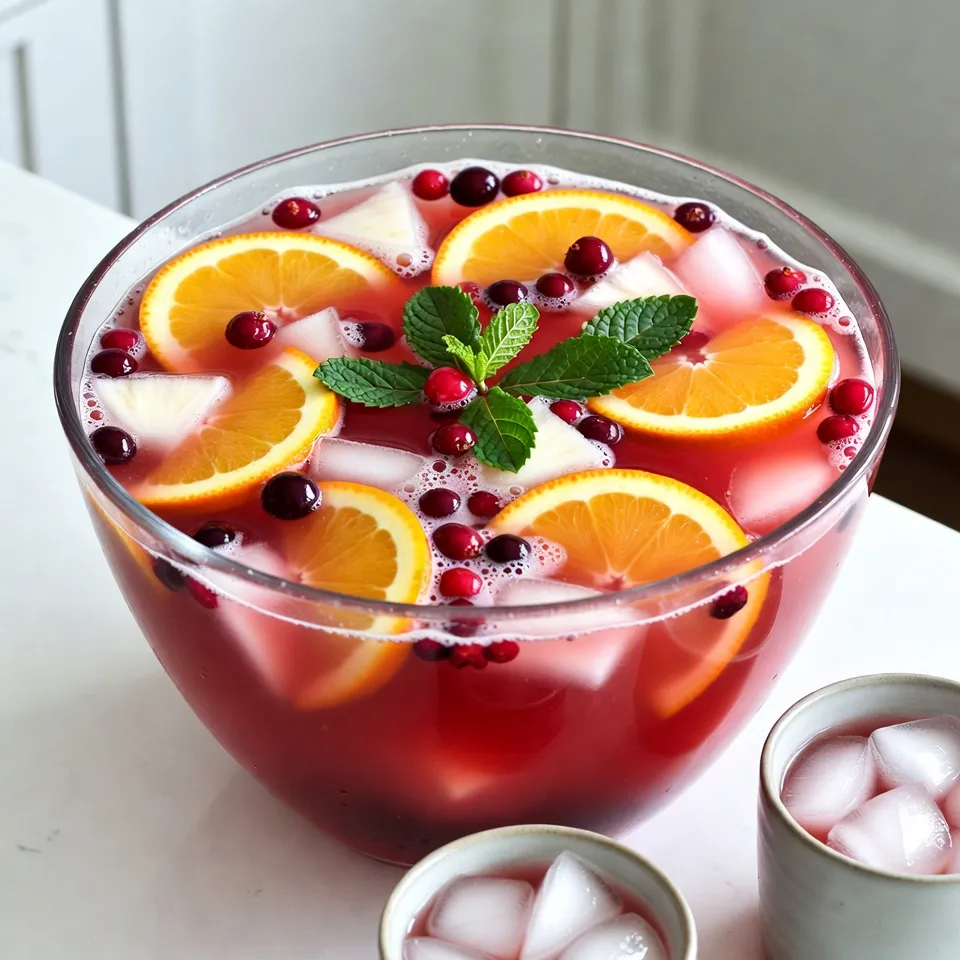 Nonalcoholic Christmas Punch Festive and Refreshing Drink