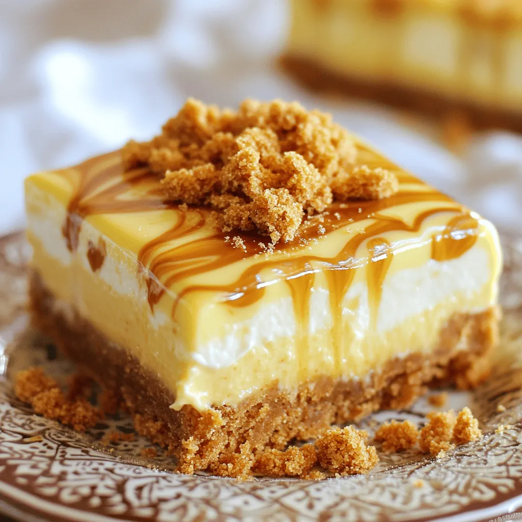 No Bake Biscoff Cheesecake Bars Easy and Delicious Treat