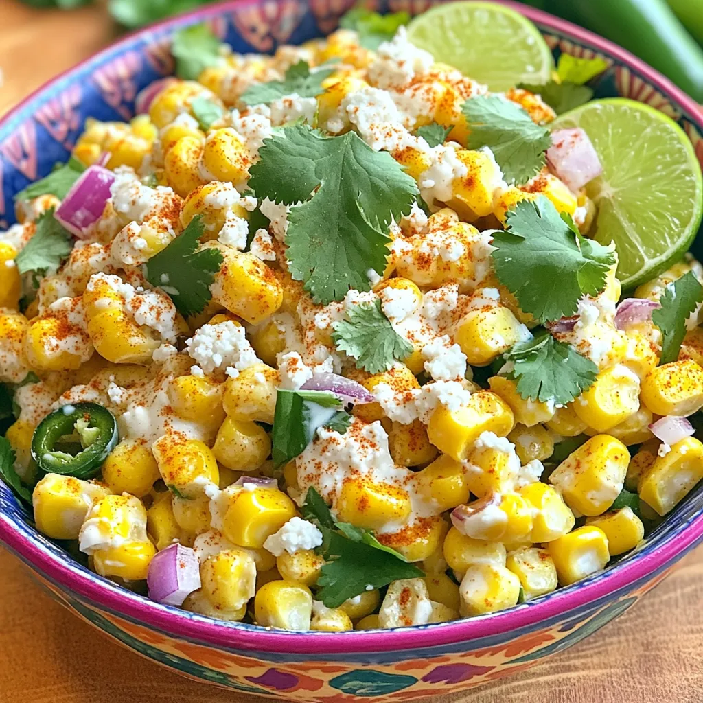 Mexican Street Corn Salad Fresh and Flavorful Recipe