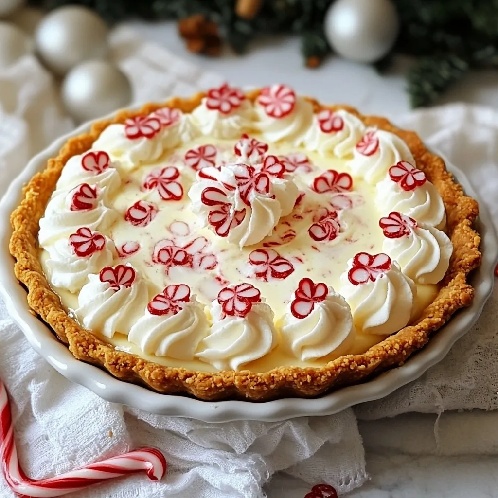 Peppermint Christmas Cream Pie Festive and Creamy Treat