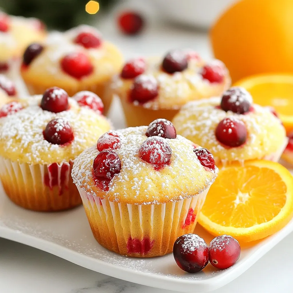 Cranberry Orange Christmas Muffins Festive and Flavorful