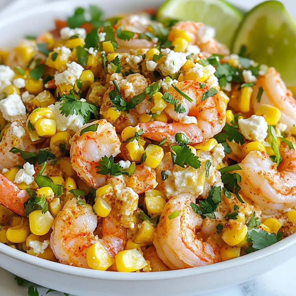 Mexican Street Corn Shrimp Flavorful and Easy Meal
