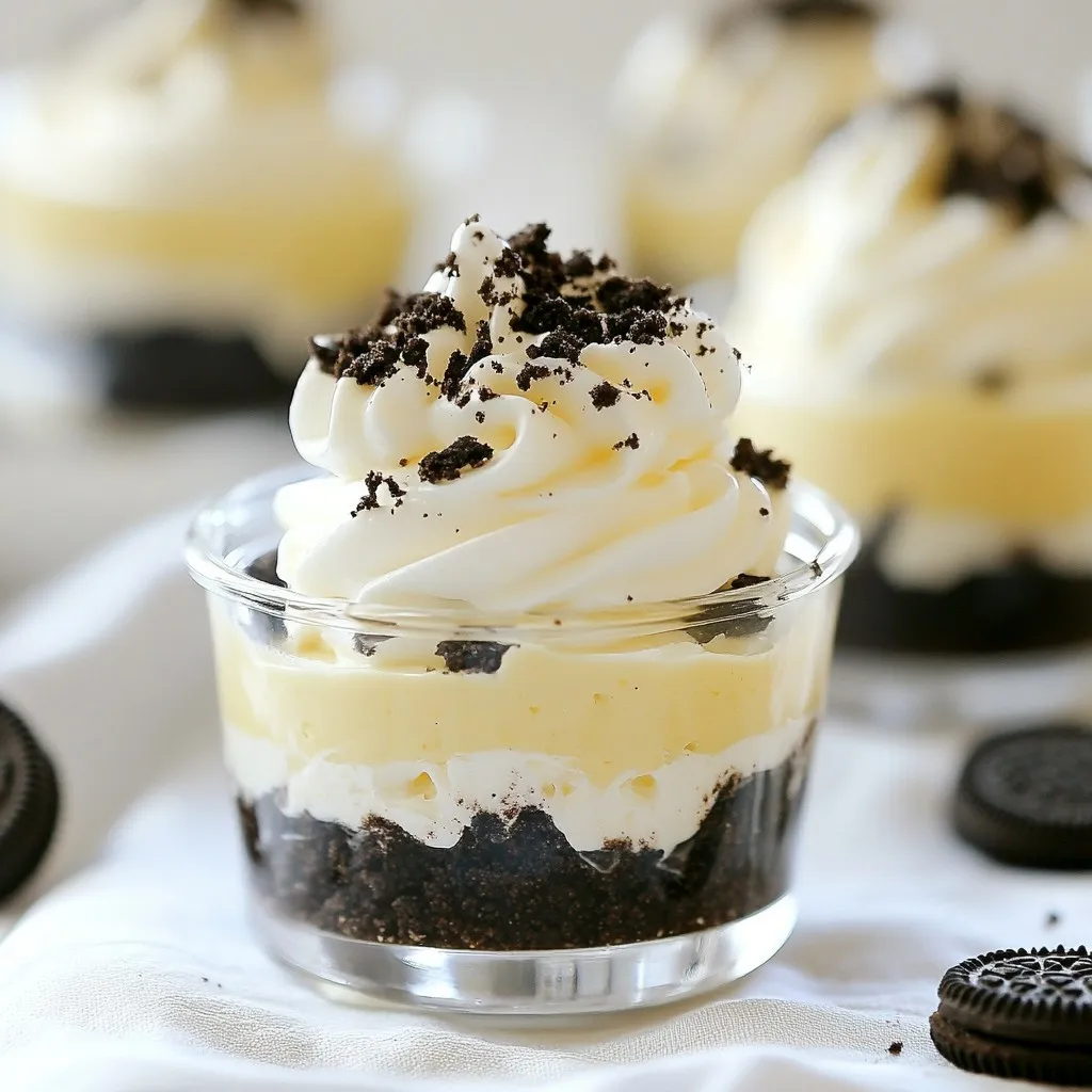No-Bake Oreo Cheesecake Cups Delicious and Easy Treat