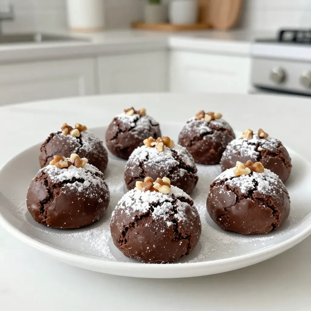 Chocolate Snowball Cookies Delightful and Easy Recipe