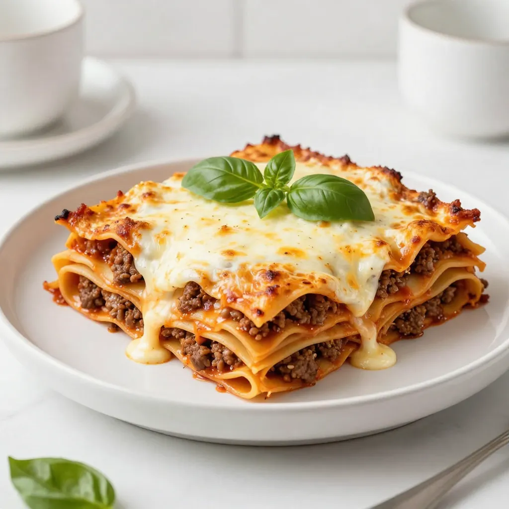Easy Homemade Lasagna Quick and Delicious Recipe