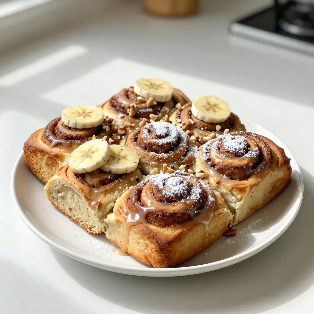 Banana Bread Cinnamon Rolls Irresistible and Easy Recipe