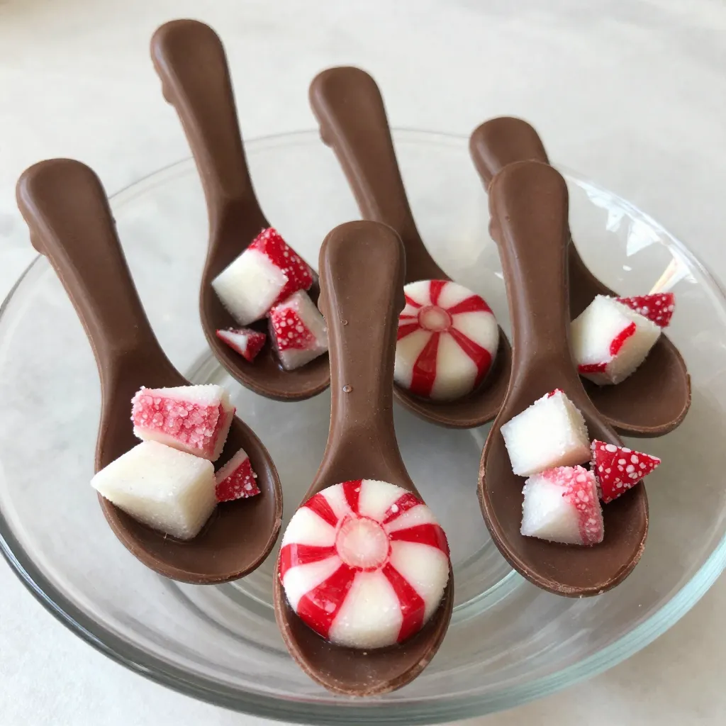 Peppermint Candy Spoons Delightful Holiday Treats