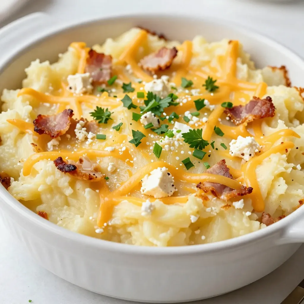 Loaded Mashed Potato Casserole Tasty Comfort Dish