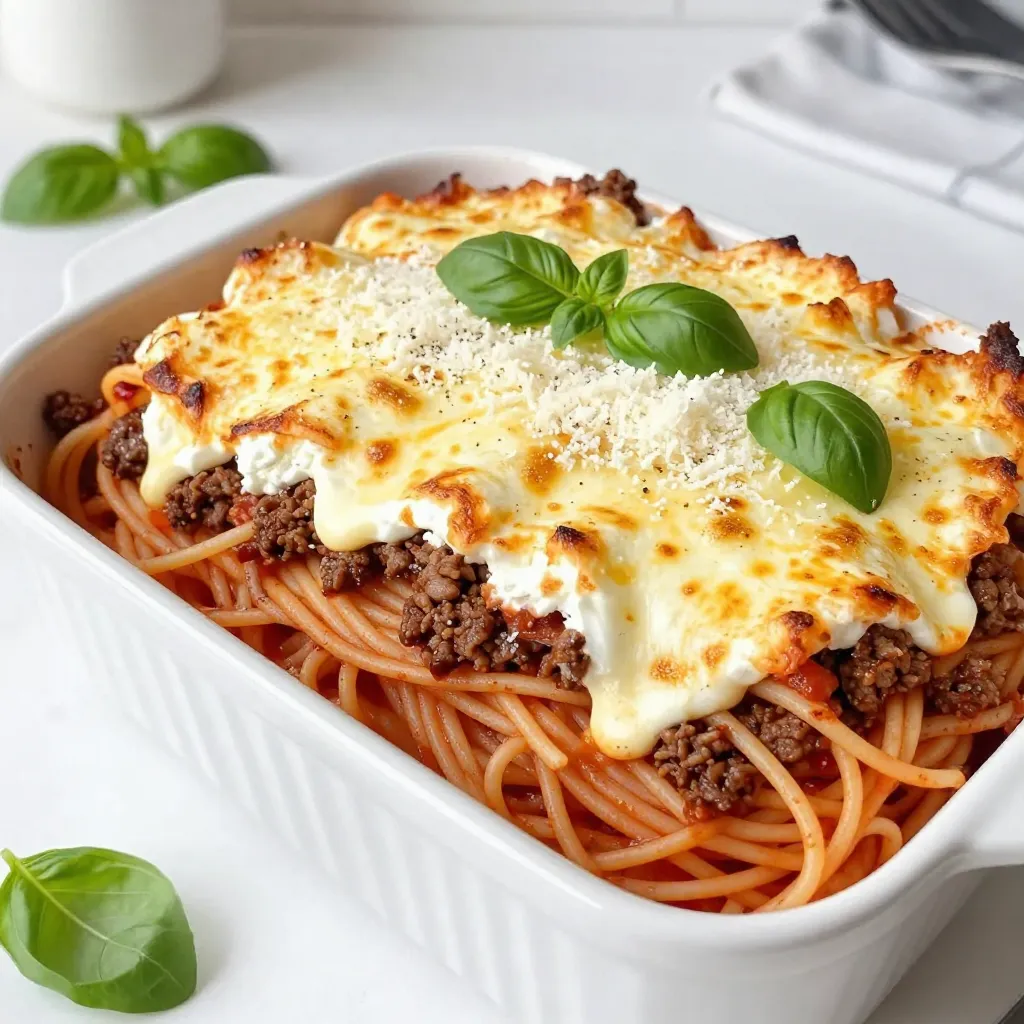 Million Dollar Baked Spaghetti Delicious and Easy Dish