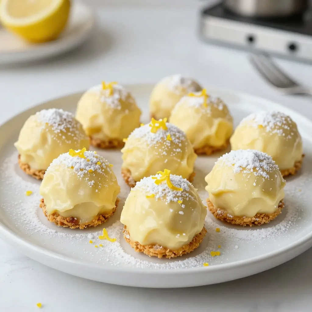 Creamy Lemon Truffles Delightful No-Bake Treat