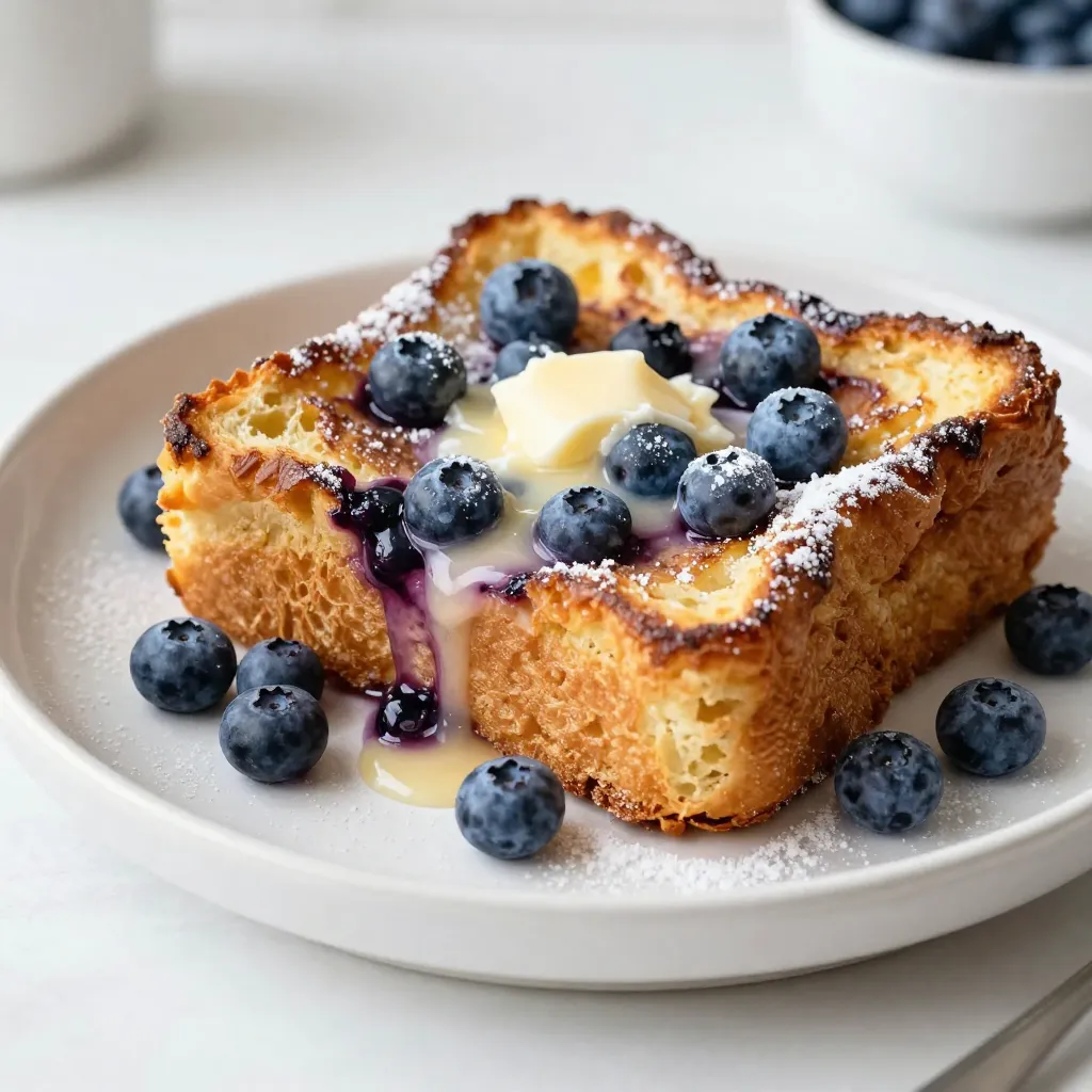 Blueberry French Toast Casserole Easy Weekend Delight