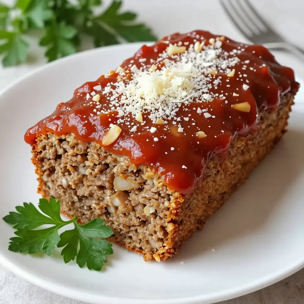 Garlic Parmesan Meatloaf Savory and Comforting Meal
