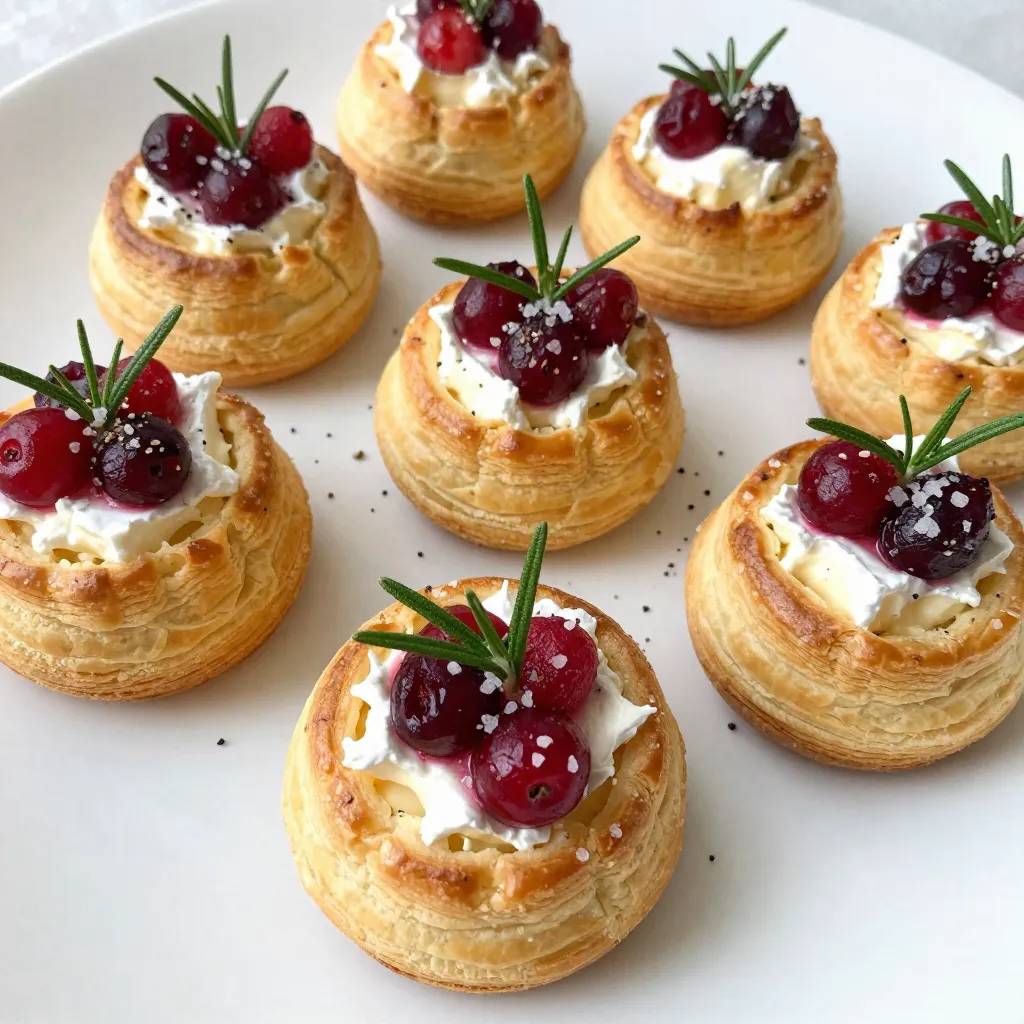 Mini Cranberry Brie Bites Simple and Delicious Snack