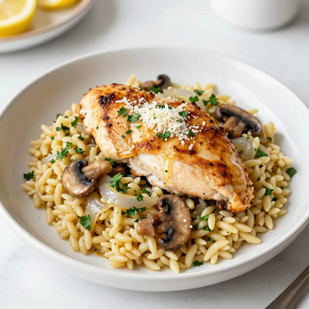 Marsala Chicken Orzo Simple and Flavorful Meal