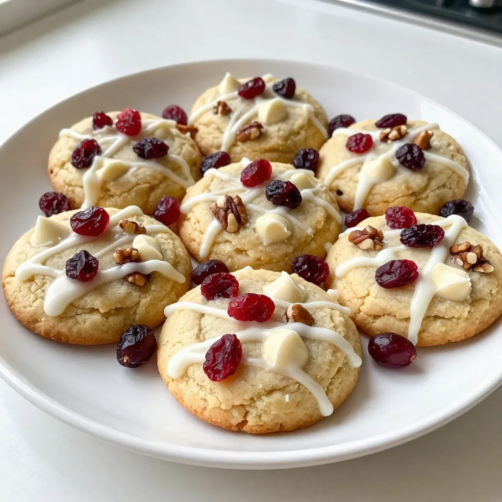 White Chocolate Cranberry Cookies Simple and Sweet