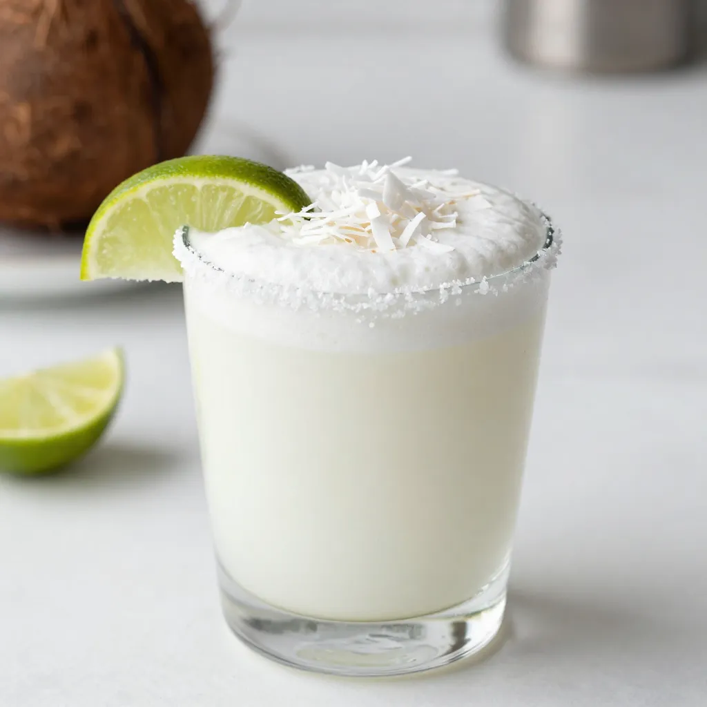 Coconut White Christmas Margarita Festive and Bright