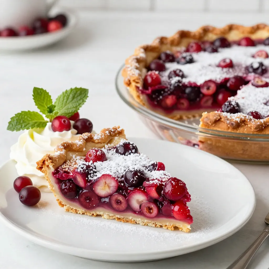 Nantucket Cranberry Pie Flavorful Holiday Delight