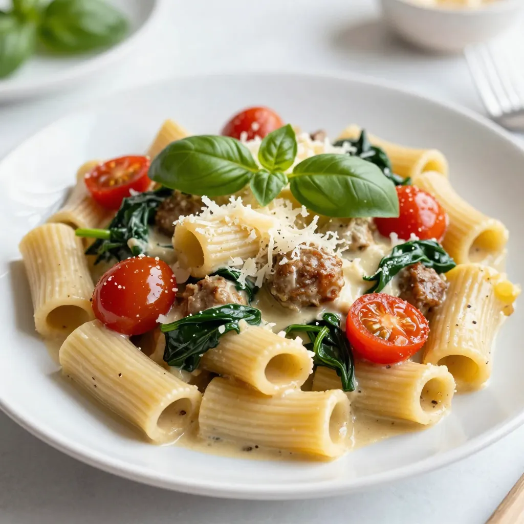 Creamy Italian Sausage Rigatoni Flavorful Pasta Dish