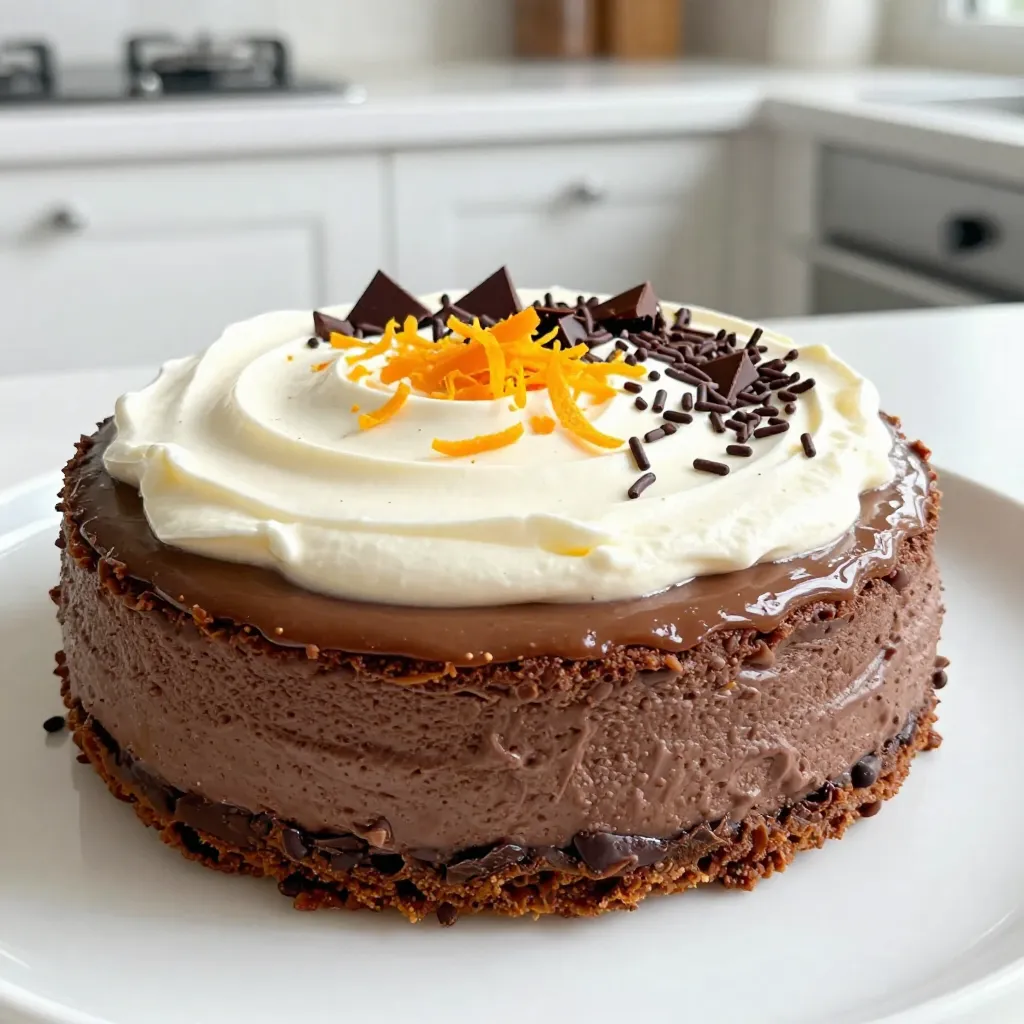 Chocolate Orange Cheesecake Decadent Easy Delight