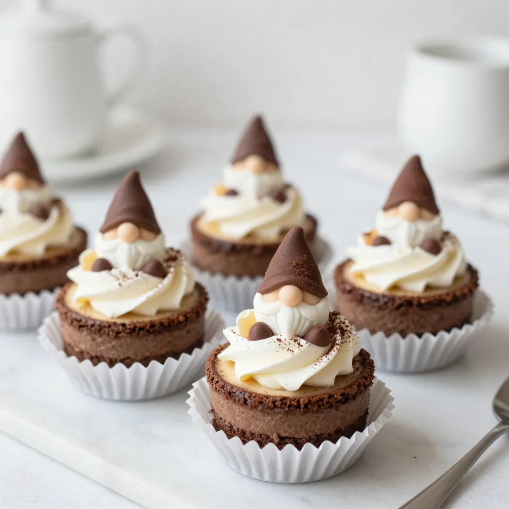 Chocolate Gnome Cheesecakes Simple and Tasty Treat