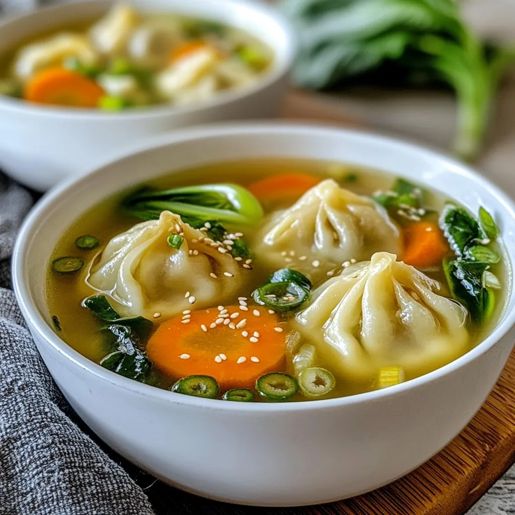 Easy Dumpling Soup Simple Comfort in a Bowl