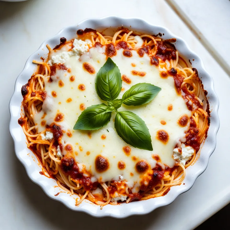 Cheesy Spaghetti Pie Hearty and Satisfying Meal