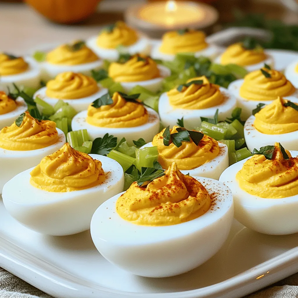 Thanksgiving Deviled Eggs Irresistible Holiday Treat