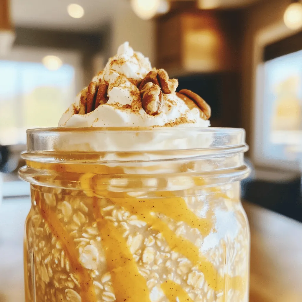 Pumpkin Pie Overnight Oats Easy and Delicious Breakfast