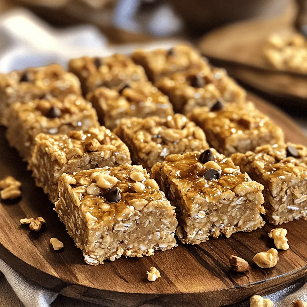 No-Bake Oatmeal Bars Simple and Quick Recipe