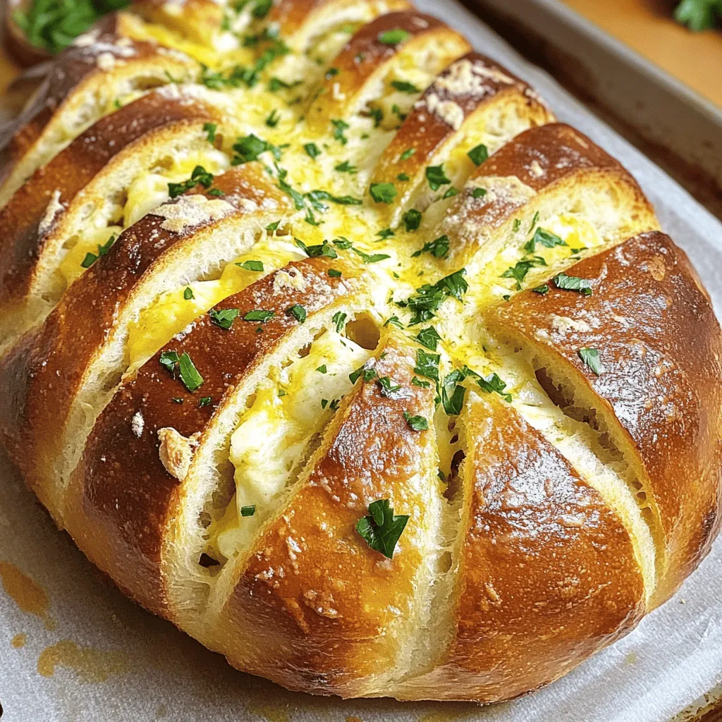 Cheesy Garlic Parmesan Pull-Apart Bread Delight