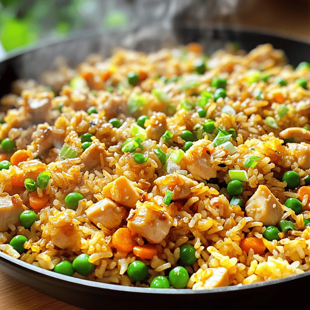Crispy Garlic Chicken Fried Rice Flavorful Dish