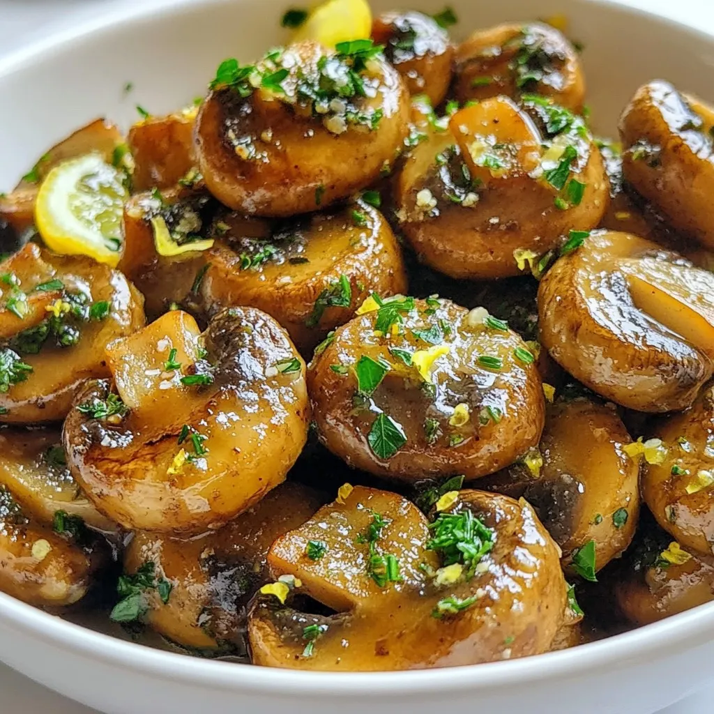 Brown Butter Garlic Thyme Mushrooms Savory Delight